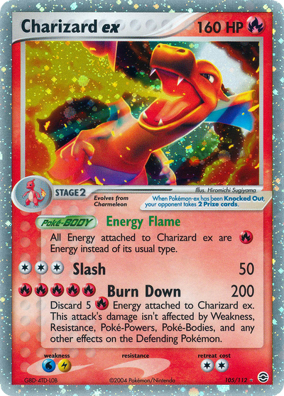 Charizard ex (ex) (105/116) [EX: FireRed & LeafGreen]