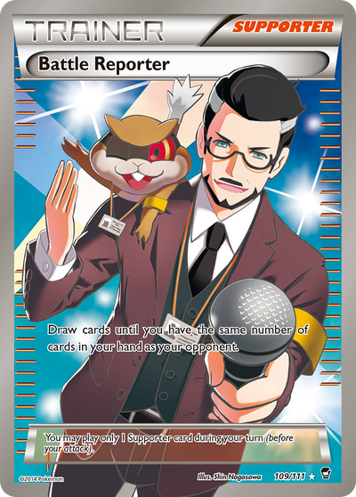 Battle Reporter (109/114) [XY: Furious Fists]