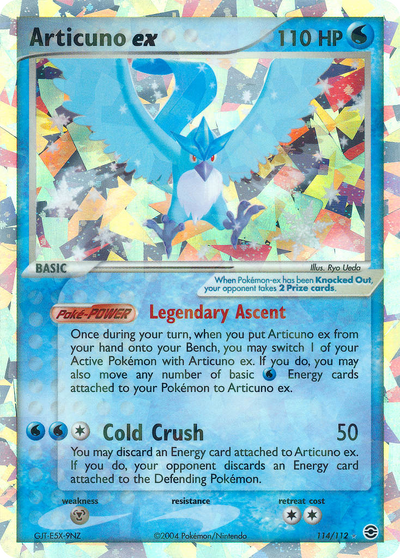 Articuno ex (ex) (114/116) [EX: FireRed & LeafGreen]