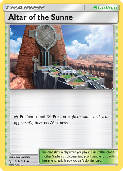 Altar of the Sunne (118/180) [Sun & Moon: Guardians Rising]