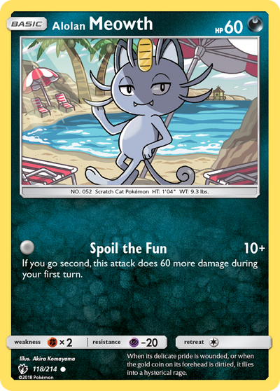 Alolan Meowth (118/240) [Sun & Moon: Lost Thunder]