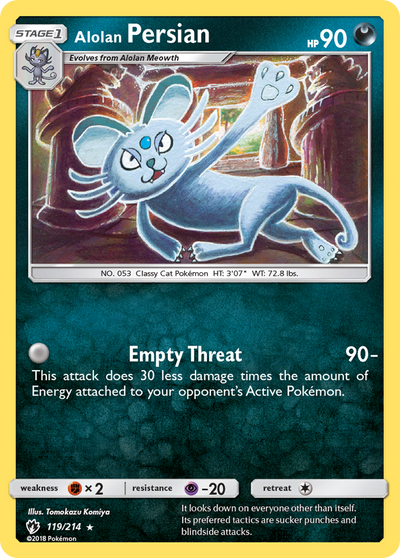 Alolan Persian (119/240) [Sun & Moon: Lost Thunder]