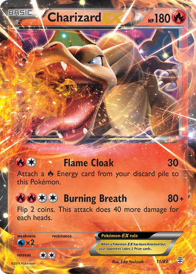 Charizard-EX (EX) (11/117) [XY: Generations]