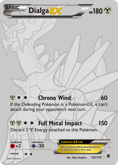 Dialga-EX (EX) (122/124) [XY: Phantom Forces]