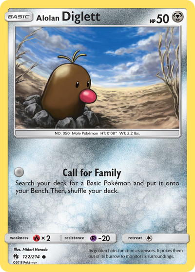 Alolan Diglett (122/240) [Sun & Moon: Lost Thunder]