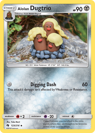 Alolan Dugtrio (123/240) [Sun & Moon: Lost Thunder]