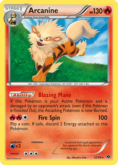 Arcanine (12/103) [Black & White: Next Destinies]