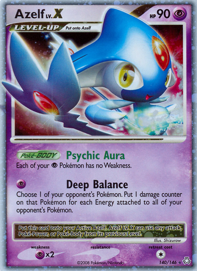 Azelf LV.X (Level-Up) (140/146) [Diamond & Pearl: Legends Awakened]