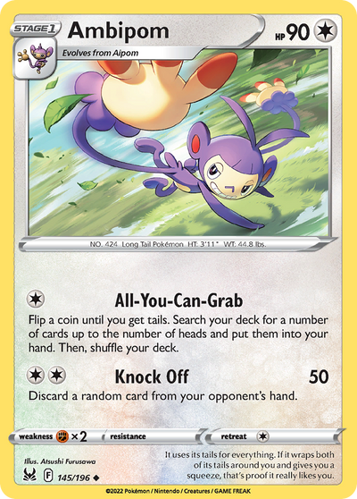 Ambipom (145/217) [Sword & Shield: Lost Origin]