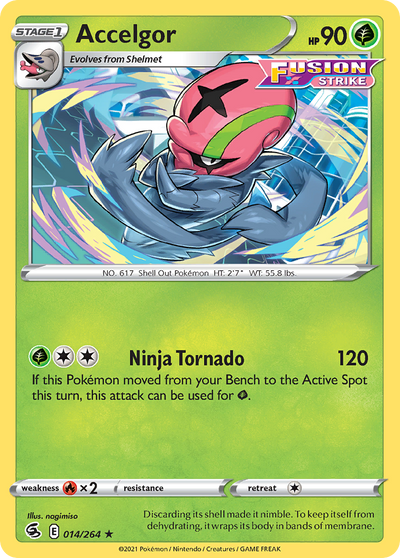 Accelgor (Fusion Strike) (14/284) [Sword & Shield: Fusion Strike]