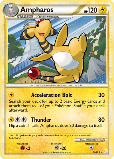 Ampharos (14/124) [HeartGold & SoulSilver]