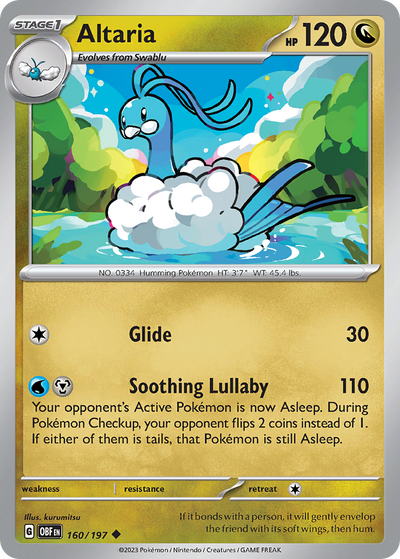 Altaria (160/230) [Scarlet & Violet: Obsidian Flames]