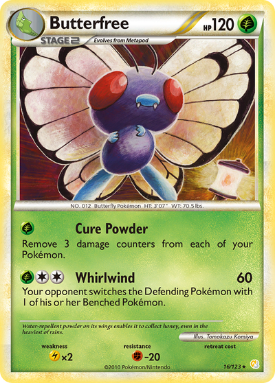 Butterfree (16/124) [HeartGold & SoulSilver]