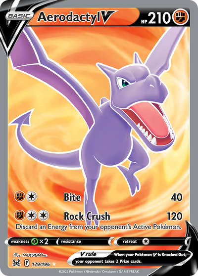 Aerodactyl V (V) (179/217) [Sword & Shield: Lost Origin]