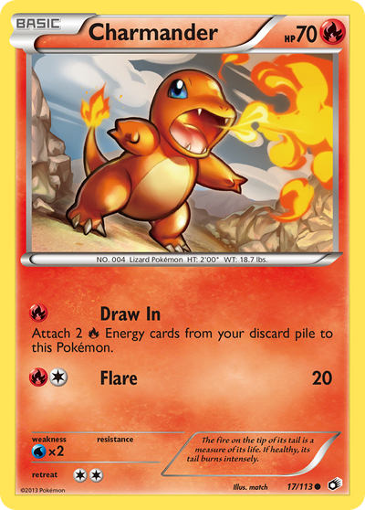 Charmander (17/140) [Black & White: Legendary Treasures]