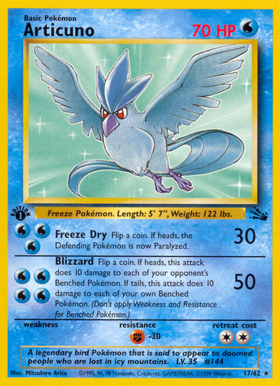 Articuno (17/62) [Base: Fossil]