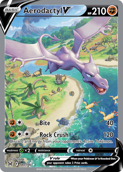 Aerodactyl V (V) (180/217) [Sword & Shield: Lost Origin]