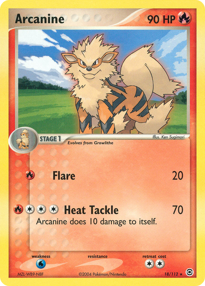 Arcanine (18/116) [EX: FireRed & LeafGreen]