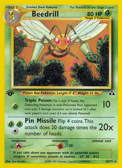 Beedrill (18/75) [Neo: Neo Discovery]