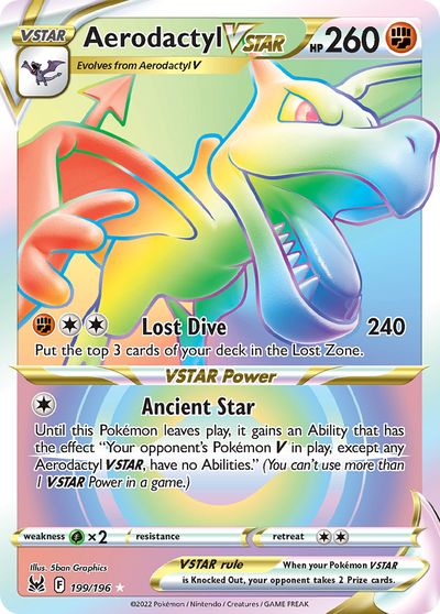Aerodactyl VSTAR (VSTAR) (199/217) [Sword & Shield: Lost Origin]