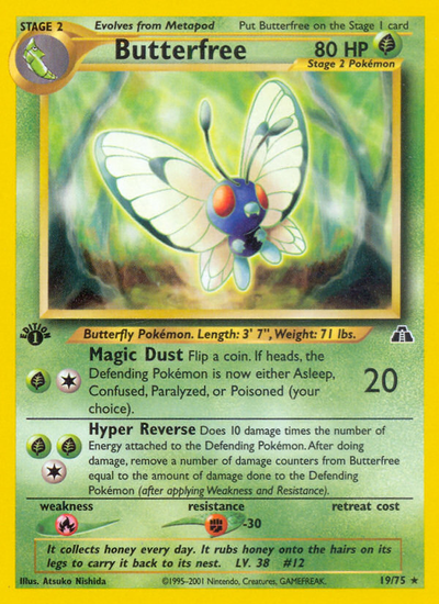 Butterfree (19/75) [Neo: Neo Discovery]