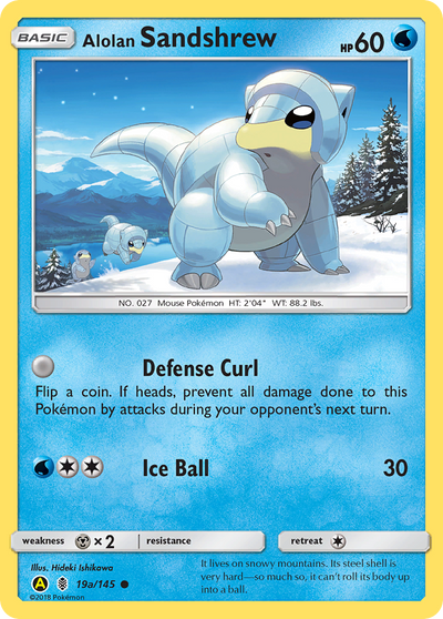 Alolan Sandshrew (19a/180) [Sun & Moon: Guardians Rising]