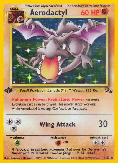 Aerodactyl (1/62) [Base: Fossil]