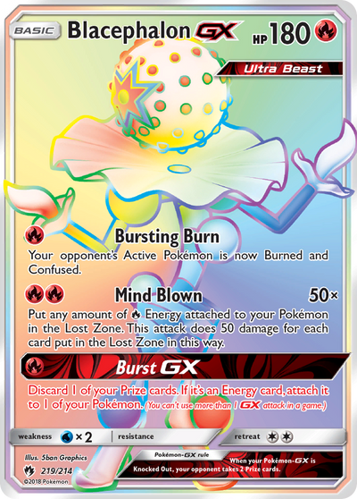 Blacephalon-GX (GX, Ultra Beast) (219/240) [Sun & Moon: Lost Thunder]