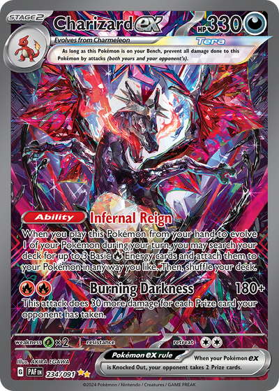 Charizard ex (Tera, ex) (234/245) [Scarlet & Violet: Paldean Fates]