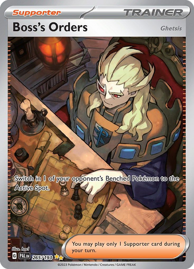 Boss's Orders (Ghetsis) (265/279) [Scarlet & Violet: Paldea Evolved]