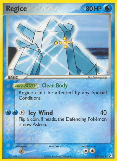 Regice (27/111) [EX: Holon Phantoms]