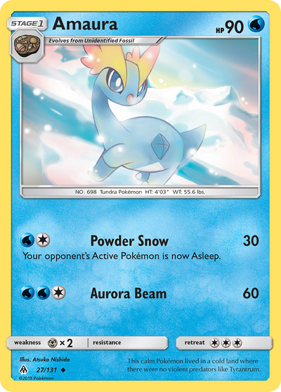 Amaura (27/150) [Sun & Moon: Forbidden Light]
