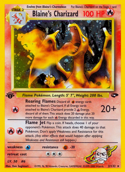 Blaine's Charizard (2/132) [Gym: Gym Challenge]