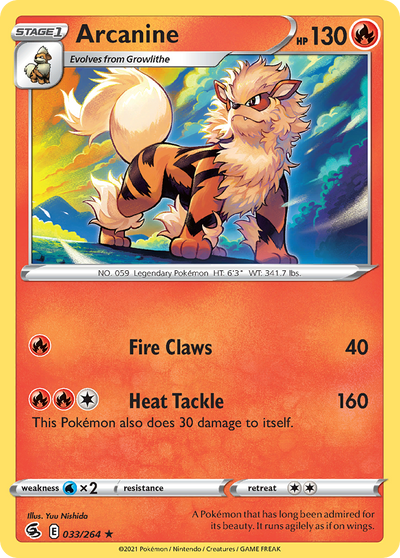 Arcanine (33/284) [Sword & Shield: Fusion Strike]