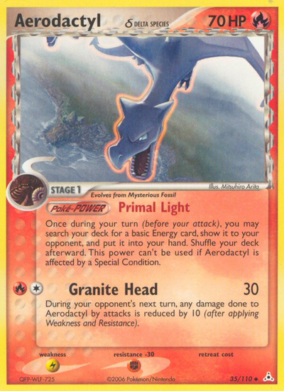 Aerodactyl δ (35/111) [EX: Holon Phantoms]