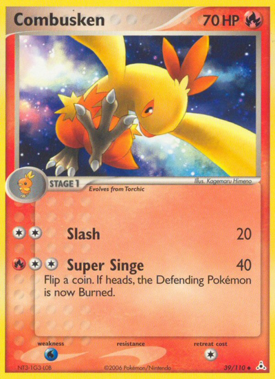 Combusken (39/111) [EX: Holon Phantoms]