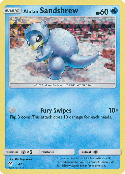 Alolan Sandshrew (4/12) [Other: McDonald's Collection 2019]
