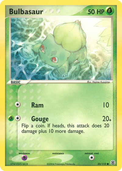 Bulbasaur (55/116) [EX: FireRed & LeafGreen]