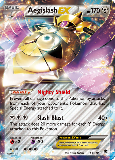 Aegislash-EX (EX) (65/124) [XY: Phantom Forces]