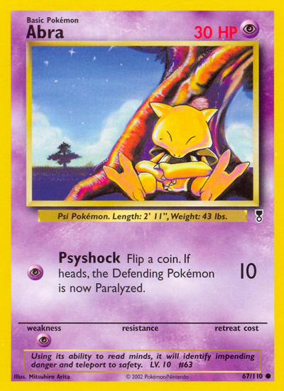 Abra (67/110) [Other: Legendary Collection]