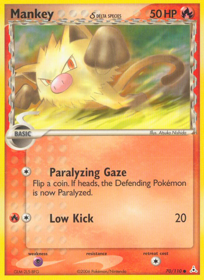 Mankey δ (70/111) [EX: Holon Phantoms]