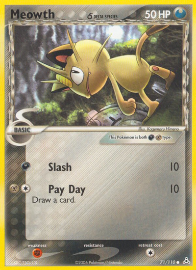 Meowth δ (71/111) [EX: Holon Phantoms]