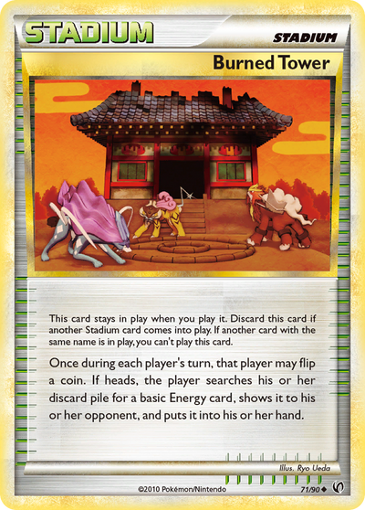 Burned Tower (71/91) [HeartGold & SoulSilver: HS—Undaunted]