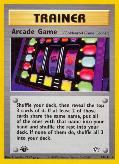 Arcade Game (Goldenrod Game Corner) (83/111) [Neo: Neo Genesis]