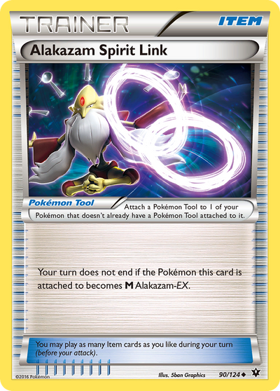 Alakazam Spirit Link (Pokémon Tool) (90/129) [XY: Fates Collide]
