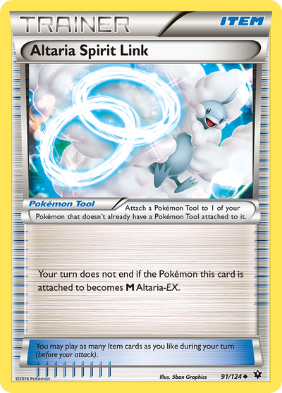 Altaria Spirit Link (Pokémon Tool) (91/129) [XY: Fates Collide]