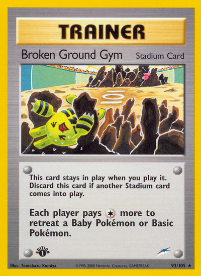 Broken Ground Gym (92/113) [Neo: Neo Destiny]