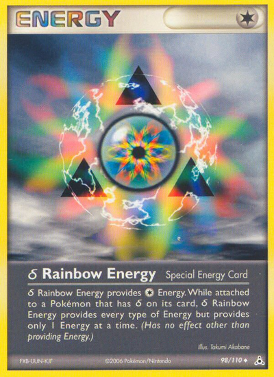 δ Rainbow Energy (Special) (98/111) [EX: Holon Phantoms]