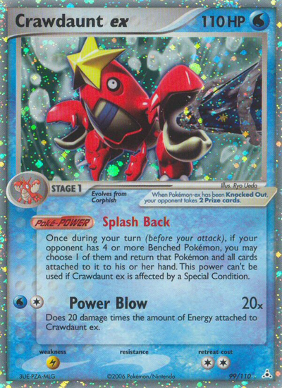 Crawdaunt ex (ex) (99/111) [EX: Holon Phantoms]