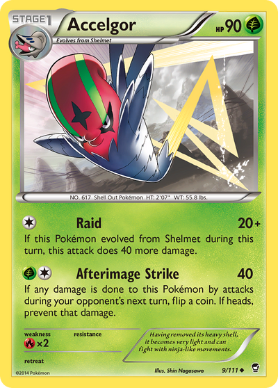 Accelgor (9/114) [XY: Furious Fists]
